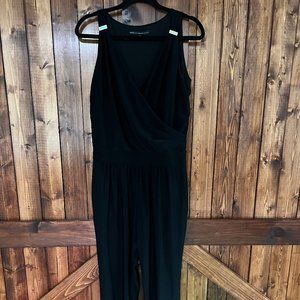 Black House White Market Sleeveless Tapered Leg Jumpsuit Black -  Size Small